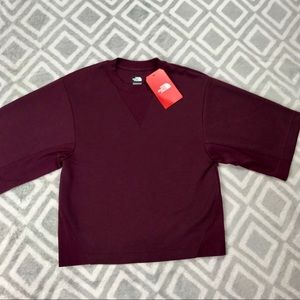 The North Face X-Small Maroon Train Top•NWT
